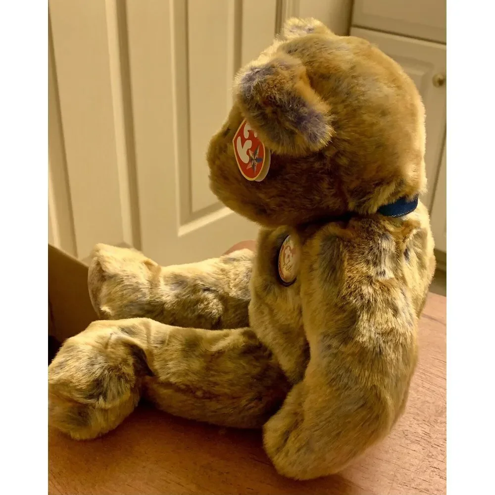 Ty 2000 Classic Beanie‎ Buddy Buddies Clubby III Bear Plush Official Club 12